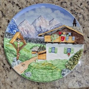 Vintage Majolika SMF Schramberg Plate